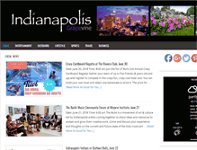 Tablet Screenshot of indianapolisgrapevine.com